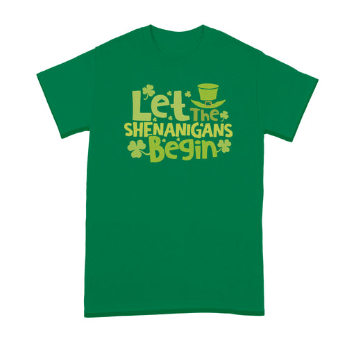 Let the Shenanigans Begin Shirt Shenanigans Tshirt St Patrick’s Day Tee Shirts