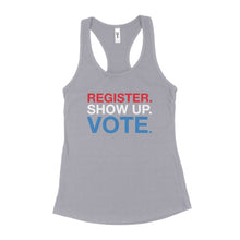 Vote Tank Top Women Vote Register Show Up Vote Tank Top Womens