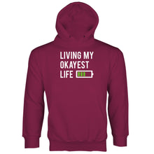 Living My Okayest Life Hoodie Funny Okay Hoodies Sweatshirt Worlds Okayest
