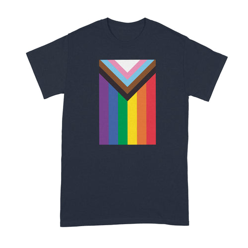 Progress Flag T Shirt LGBTQ Shirts LGBTQIA Shirt