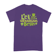 Let the Shenanigans Begin Shirt Shenanigans Tshirt St Patrick’s Day Tee Shirts