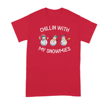 Snowmies Snowmies Chillin with My Snowmies Shirt Christmas Pun Tshirts