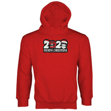 Christmas 2020 Hoodie 2020 Christmas Quarantine Hoodies Santa Wearing Mask