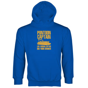 Pontoon Captain Hoodie Pontoon Captain Only More Drunker Hoodies