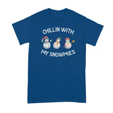 Snowmies Snowmies Chillin with My Snowmies Shirt Christmas Pun Tshirts