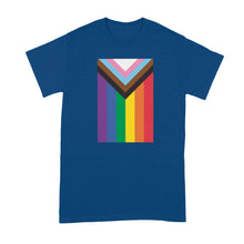Progress Flag T Shirt LGBTQ Shirts LGBTQIA Shirt