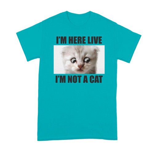 Im Here Live Im Not A Cat Shirt I'm Here Live I'm Not a Cat T-Shirt Cat Zoom Lawyer