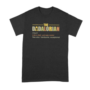 dadalorian design on 3001c tee