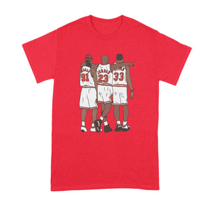 Jordan Pippen Rodman T Shirt Chicago Basketball Shirt Pippen Jordan Tshirt