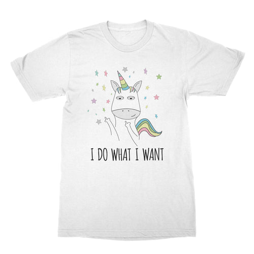 Unicorn Shirt Unicorns I Do What I Want T-Shirt Sassy Unicorn Lover Gift Tee