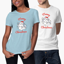Meowy Christmas Shirt Cat Xmas Tshirt Cats Lover T-Shirt