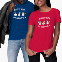 Snowmies Snowmies Chillin with My Snowmies Shirt Christmas Pun Tshirts