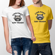 Live Fast Eat Trash Shirt Trash Panda Shirt Funny Raccoon Tshirt