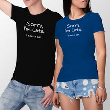 Sorry Im Late I Saw A Cat Shirt I Saw A Cat Tshirt