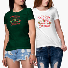 This Girl Loves Christmas Shirt Just a Girl Who Loves Christmas Tshirt