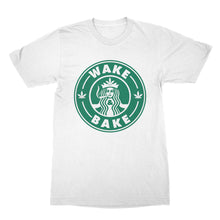 Wake and Bake Shirt Funny Stoner Shirts Weed and Coffee Pothead Shirt Starbuds