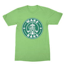 Wake and Bake Shirt Funny Stoner Shirts Weed and Coffee Pothead Shirt Starbuds