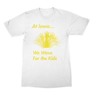 Iowa Hawkeyes Shirt Iowa WAVE T-Shirt Iowa Football Wave For The Kids Tee