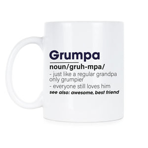 Grumpa Like a Regular Grandpa Only Grumpier Mug Grumpa Mug