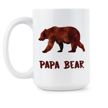 Papa Bear Mug Dad Coffee Mug Fathers Day Gifts Papa Bear Coffee Mug