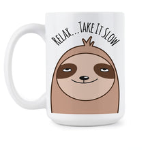Sloth Mug Funny Sloth Coffee Mugs Relax Take It Slow Cup Gift Sloth Lover Gifts