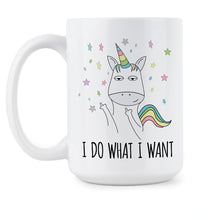 Unicorn Mug Unicorns I Do What I Want Coffee Mugs Sassy Unicorn Lover Gift Cup