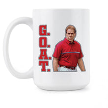 Nick Saban Mug The GOAT Coffee Cup Alabama Mugs