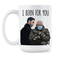 I Bern For You Mug Duke of Hastings Bernie Simon Basset Coffee Mug