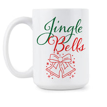 JINGLE BELLS Coffee Mug Christmas Jingle Bells Mugs Cute Christmas Carol Cup Gift