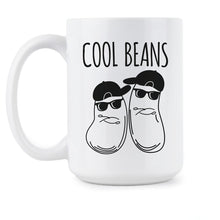 Cool Beans Coffee Mug Funny Bean Mug Cup