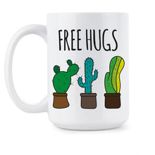 Cactus Coffee Mug Cactus Free Hugs Mugs Funny Cacti Cup Gift