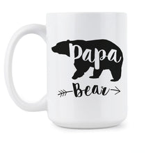 Papa Bear Coffee Mug Father Bear Mugs Father’s Day Mug Gift for Dad