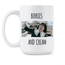 Berries and Cream Coffee Mug Im A Little Lad Who Loves Berries and Cream Cup