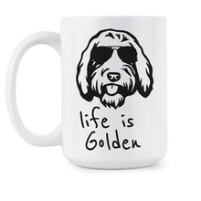 Life is Golden with a Doodle Mug Goldendoodle Coffee Cup