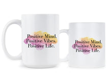 Positive Vibes Coffee Mug Motivational Mugs Positive Life Good Vibes Cup