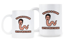 You’re a Worm with a Mustache Mug Scandoval Coffee Cup James Kennedy Tom Sandoval