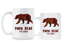 Papa Bear est 2018 Papa Bear Mug Papa Bear Coffee Mug
