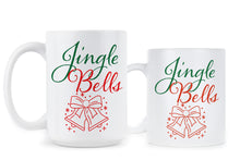 JINGLE BELLS Coffee Mug Christmas Jingle Bells Mugs Cute Christmas Carol Cup Gift