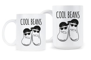 Cool Beans Coffee Mug Funny Bean Mug Cup