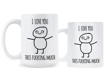 Love You So Fcking Much Mug Funny Best Friend Coffee Mugs