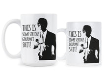 Serious Gourmet Coffee Mug Some Serious Gourmet Shit Mugs Funny Pulp Fiction Quote Gift