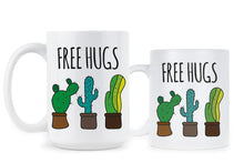 Cactus Coffee Mug Cactus Free Hugs Mugs Funny Cacti Cup Gift