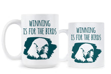 WINNING Is For The BIRDS Coffee Mug Philadelphia Eagles Mugs Fly Eagles Fly Gift Go Birds Philly Gifts