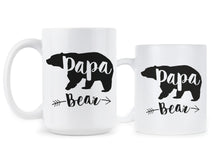 Papa Bear Coffee Mug Father Bear Mugs Father’s Day Mug Gift for Dad
