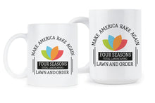 Four Seasons Total Landscaping Mug Make America Rake Again Four Seasons Landscaping Coffee Mug