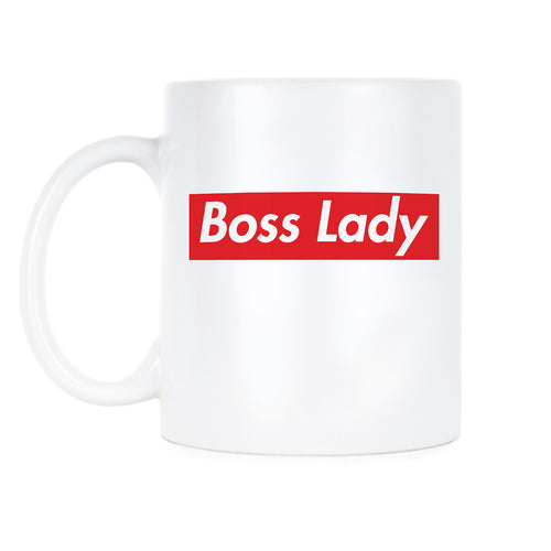 Boss Lady Coffee Mug Girl Bosses Mugs Boss Office Gift Funny Supreme Gag Cup Gifts