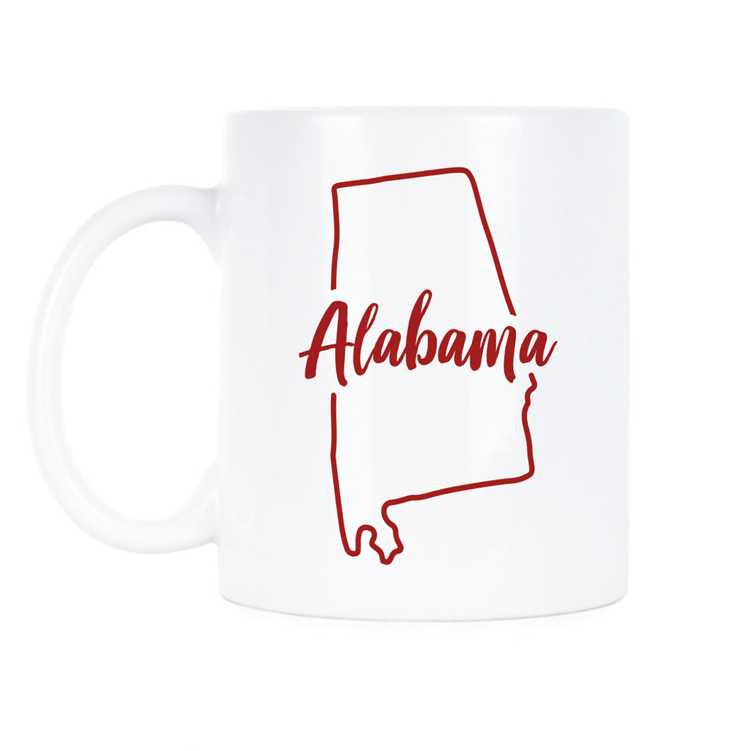 Alabama Coffee Mug State of Alabama Mugs Alabama Pride Gift Cup