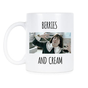 Berries and Cream Coffee Mug Im A Little Lad Who Loves Berries and Cream Cup