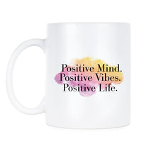 Positive Vibes Coffee Mug Motivational Mugs Positive Life Good Vibes Cup