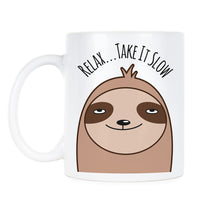 Sloth Mug Funny Sloth Coffee Mugs Relax Take It Slow Cup Gift Sloth Lover Gifts